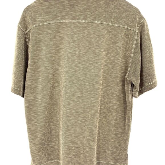 Blue by Pronto Uomo Polo Shirt Mens M Brown Tan Stitch - Picture 3 of 8